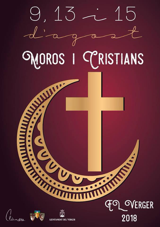 Fiestas patronales y de Moros y Cristianos en honor de la Madre de Dios del Rosario, San Roque y San Isidro 2018 El Verger / Vergel
